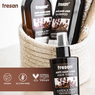 Tresan Caffeine & Peptide Anti-Hair Loss Hair Tonic for Nourished, Thicker Hair - 4.23 fl oz Tresan Anti-Hair Loss Hair Tonic with Caffeine & Peptide Hair Tonic, Anti-Hair Loss, Caffeine Hair Care, Peptide Hair Treatment, Daily Hair Nourishment, Hair Loss Solution, Hair Strengthening, Hair Growth, Hair Health, Hair Care, Tresan, Hair Products, Beauty, Personal Care