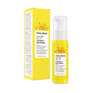 Maruderm SPF 50+ Vitamin C Sunscreen: Advanced Korean Formula for Broad Spectrum Protection, Brightening & Hydration - 50ml Maruderm SPF 50+ Vitamin C Sunscreen: Korean Sun Protection SPF 50 sunscreen, Vitamin C sunscreen, Korean sunscreen, Broad spectrum sunscreen, Sunscreen for face, Hyaluronic acid sunscreen, Sun protection, Daily sunscreen, Sunscreen with Vitamin C, Sunscreen for all skin types, sunscreen, Vitamin C, Korean skincare, broad spectrum protection, hyaluronic acid, amino acids, non-greasy, l