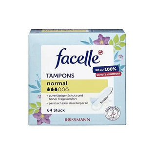 Facelle Normal Tampons (64 Count) - Reliable Menstrual Protection & Comfort Facelle Normal Tampons - Comfortable & Reliable Menstrual Protection tampon, menstrual protection, feminine hygiene, gynecologically approved tampons, comfortable tampons, women's health, period protection, reliable tampons, soft tampons, absorbent tampons, discreet tampons, active lifestyle tampons, travel tampons, busy day tampons