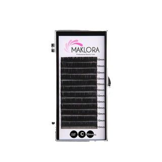 Maklora False Eyelashes C Curl Shape 0.07 Thickness 10 mm Length - Silk Material for Natural Look Maklora Silk False Eyelashes C Curl 10mm False Eyelashes, Silk Eyelashes, C Curl Eyelashes, Maklora Eyelashes, Individual Eyelashes, Cosmetic Enhancements, Beauty Products, Eye Enhancement, Special Occasion Makeup, Everyday Makeup, Eyelash Extensions, Luxury Cosmetics