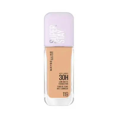Maybelline Lumi Matte Foundation - 119: Achieve Natural Matte Finish, Long Lasting, Lightweight, Medium Coverage Foundat