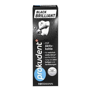 Prokudent Activated Charcoal Toothpaste for Teeth Whitening - 75ml, Natural Oral Care for Stain Removal Prokudent Activated Charcoal Toothpaste for Whiter Teeth activated charcoal toothpaste, teeth whitening toothpaste, natural oral care products, daily toothpaste, charcoal toothpaste for stain removal, oral care, whitening toothpaste, natural toothpaste, Prokudent, stain removal toothpaste, healthy smile, confident smile