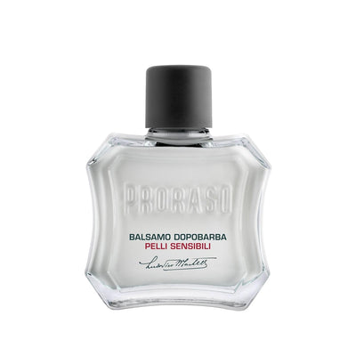 Proraso Aftershave Balm with Green Tea and Oat Extract - Soothing Post Shave Care for Men, 3.38 fl oz