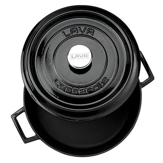 Lava Cast Iron Dutch Oven - 28cm Enameled Casserole Dish, Large Cooking Pot for Even Heat, Durable & Oven Safe Lava Cast Iron Dutch Oven - Even Heating, Durable Cookware cast iron dutch oven, enameled cast iron pot, round casserole dish, large cooking pot, durable cookware, oven safe pot, stovetop pot, even heat distribution cookware, Lava cast iron, 28 cm cast iron pot, cast iron pot, enameled pot, casserole dish, dutch oven, Lava, cookware, kitchenware, cooking, baking, simmering, roasting, stewing, famil