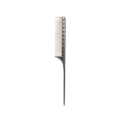 Trina Tekli Aluminum Hair Comb - Silver, Durable & Simple Hair Styling Tool