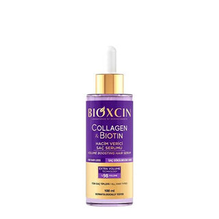 Bioxcin Collagen & Biotin Hair Serum: Volumizing, Thickening, and Anti-Hair Loss for Fine Hair - Strengthens & Promotes Growth Bioxcin Collagen Biotin Hair Serum: Volumize & Stop Hair Loss hair serum, collagen hair serum, biotin hair serum, hair volumizing serum, hair thickening serum, hair loss prevention, fine hair treatment, sensitive scalp hair serum, Bioxcin, hair growth serum, volumizing serum, hair strengthening serum, hair loss treatment, thinning hair, hydrolyzed collagen, bio-active peptides, BioC