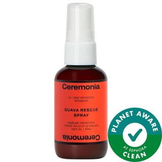 Mini Guava Rescue Hair Heat Protectant Spray - Vegan, Gluten-Free, Cruelty-Free | 450°F Heat Protection, UV Shield, Detangling & Anti-Frizz Mini Guava Rescue Hair Heat Protectant Spray - 450°F Heat Protection hair heat protectant spray, UV protection for hair, detangling spray, anti-frizz hair product, vegan hair care, gluten-free hair products, cruelty-free beauty, hair care, hair protection, styling spray, hair serum, heat styling tools, hair damage prevention, frizz control, hair smoothing, vegan beauty 
