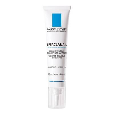 La Roche Posay Effaclar A.I Acne Treatment Serum - 15ml, Reduce Acne Scars & Redness, Hypoallergenic & Paraben-Free
