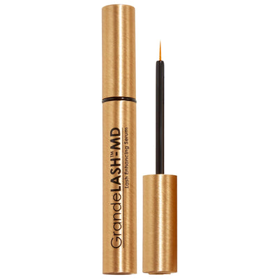 GrandeLASH-MD Lash Enhancing Serum: Achieve Longer, Thicker Lashes - Eyelash Growth Serum for Short, Thin Lashes - Visib