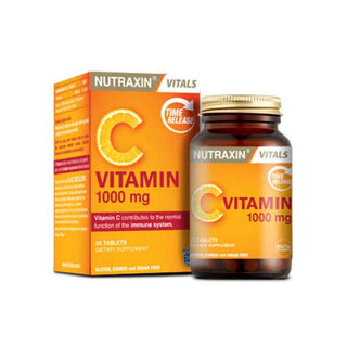 Nutraxin Vitamin C 1000mg Tablets: Boost Immunity & Antioxidant Support - 30 Count, High Dose Vitamin C Supplement Nutraxin Vitamin C: 1000mg Immune Support - 30 Tablets Vitamin C supplement, 1000mg Vitamin C tablet, Nutraxin Vitamin C, Immune support supplement, Vitamin C 30 tablets, Daily Vitamin C intake, Ascorbic acid supplement, Vitamin C for adults, immune booster, antioxidant, dietary supplement, vitamin c, ascorbic acid, cold and flu, immune system, daily vitamin, health, wellness, tablets, pills, d