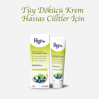 Agiss Hair Removal Cream for Sensitive Skin - 3.38 fl oz, Ammonia-Free, Clinically Tested Agiss Hair Removal Cream for Sensitive Skin - 3.38 fl oz hair removal cream, sensitive skin hair removal, ammonia-free hair removal cream, Moringa Oil hair removal cream, clinically tested hair removal cream, smooth skin, painless hair removal, gentle hair removal, at-home hair removal, body care, skincare, beauty products, personal care