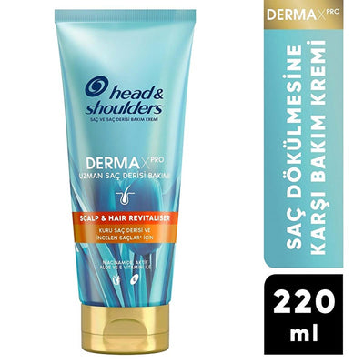 Head & Shoulders DermaXPRO: Anti-Dandruff, Scalp Revitalizing & Hair Loss Defense - Vitamin E, Niacinamide, Aloe Vera Ha