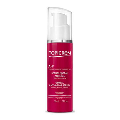 Topicrem AH3: Advanced Anti-Aging Serum - Reduce Wrinkles, Firm Skin, & Protect from Blue Light | Hyaluronic Acid & Vita