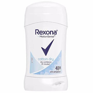 Rexona Women's Deodorant Stick Cotton Fragrance Long-Lasting Odor Protection Rexona Women's Deodorant Stick - Long Lasting Freshness women's deodorant stick, Rexona deodorant, cotton fragrance deodorant, long-lasting deodorant, MotionSense technology deodorant, personal hygiene products, odor protection, women's personal care, antiperspirant, deodorant stick, cotton fragrance, 48-hour dryness