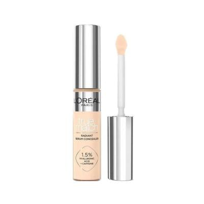 L'Oreal Paris True Match Radiant Serum Concealer - Lightweight, Anti-Aging Formula for Flawless Coverage