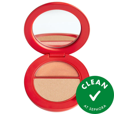 BrandX Essential Face Compact Refillable Concealer and Foundation - Vegan, Cruelty-Free Makeup with Natural Finish