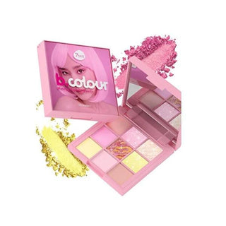 7Days B.Colour Bubblegum Eyeshadow Palette: 9 Vegan Colors, Matte & Shimmer, Long-Lasting, Blendable - Pink Purple Shades for Day & Night Looks 7Days B.Colour Eyeshadow: Vegan, Blendable, Long-Lasting Color Eyeshadow palette, Vegan eyeshadow, 9 color eyeshadow, Matte shimmer eyeshadow, Blendable eyeshadow, Long lasting eyeshadow, Pink purple eyeshadow, B.Colour eyeshadow, 7Days eyeshadow, eyeshadow, makeup, cosmetics, vegan beauty, cruelty-free, beauty, eye makeup, shimmer, matte, pink eyeshadow, purple eye