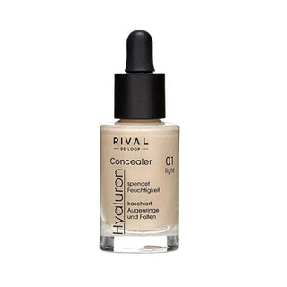 Rival De Loop Liquid Concealer with Hyaluron - Natural Finish for Fair Skin Tones Rival De Loop Hyaluron Concealer for Fair Skin liquid concealer, hyaluron concealer, fair skin tone concealer, natural finish makeup, moisturizing concealer, cosmetics, makeup, skincare, beauty products, dark circle concealer, blemish concealer, flawless finish, skincare benefits, hyaluronic acid, concealer for fair skin, natural makeup look, everyday makeup