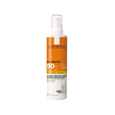 La Roche Posay Anthelios Invisible SPF 50+ Sunscreen Body Spray - 200ml, High UV Protection for Sensitive Skin