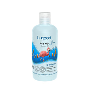 b-good b-skincare Shower Oil for Atopic Skin - Gentle, Moisturizing Cleansing for Sensitive Skin Types, 11.83 fl oz b-good b-skincare Shower Oil for Sensitive Skin - 11.83 fl oz atopic skin care, shower oil for sensitive skin, gentle cleansing products, moisturizing shower products, b-good b-skincare, sensitive skin solutions, skincare for atopic conditions, non-irritating cleansing, hydration, skincare products, shower oil benefits, atopic skin relief