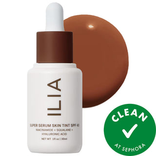 Super Serum Skin Tint SPF 40: Lightweight Dewy Foundation with Hyaluronic Acid & Niacinamide | Vegan & Cruelty-Free Skincare Super Serum Skin Tint SPF 40: Light Coverage, Radiant Skin tinted serum, skincare foundation, SPF 40 foundation, light coverage foundation, vegan foundation, cruelty-free foundation, hyaluronic acid foundation, niacinamide serum, dewy finish foundation, tinted moisturizer, makeup with SPF, vegan makeup, cruelty-free makeup, hyaluronic acid serum, niacinamide, squalane, sun protection,