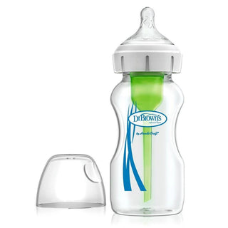 Dr. Brown's Glass Baby Bottle - Anti-Colic, BPA-Free, 9.14 fl oz - Borosilicate Glass, Soft Silicone Nipple Dr. Brown's Glass Baby Bottle - Anti-Colic & BPA-Free Dr. Brown's baby bottle, glass baby bottle, anti-colic baby bottle, BPA-free baby bottle, borosilicate glass baby bottle, baby feeding, baby products, nursery essentials, newborn gifts