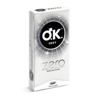 Okey Zero Condoms - Thin Design for Enhanced Sensitivity and Intimacy, Pack of 10 Okey Zero Condoms - Thin & Sensitive Okey Zero Condoms, Thin condoms, Safe sex products, Intimacy enhancing condoms, Condoms for sensitive experience, Adult sexual health products, Latex condoms, Intimacy products, Safe sex practices, Couples intimacy, Sexual health and wellness