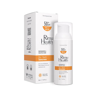 Rimu Health: Niacinamide & Salicylic Acid Sunscreen for Oily & Acne-Prone Skin | Blackhead & Blemish Control, Broad Spectrum UVA Protection Rimu Health Sunscreen: Oily/Acne Skin | Blackhead Control sunscreen for oily skin, sunscreen for acne prone skin, blackhead prevention sunscreen, niacinamide sunscreen, salicylic acid sunscreen, non comedogenic sunscreen, sunscreen for combination skin, broad spectrum sunscreen, sunscreen with ceramides, blemish control sunscreen, sunscreen, oily skin, acne prone skin, 