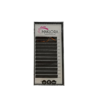 Maklora Eyelash Extensions - Volume C Curl, Silk Material, 0.07 Thickness, 9mm Length - Enhance Your Lashes Maklora Eyelash Extensions - Volume, C Curl, Silk Eyelash Extensions, Volume Lashes, C Curl Lashes, Silk Eyelashes, Lash Enhancement Products, Maklora Eyelashes, Beauty Products, Cosmetic Eyelashes, Lash Extensions, Volume C Curl, 0.07 Thickness, 9mm Length, Silk Material, Beauty Essentials, Makeup Accessories, Lash Care