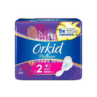 Orkid Hygienic Pads - Ultra Long Sanitary Pads for Comfortable Menstrual Protection - 7 Count Orkid Ultra Long Hygienic Pads - Comfortable Menstrual Protection hygienic pads, menstrual hygiene products, ultra long sanitary pads, comfortable menstrual protection, all-day sanitary protection, Orkid, women's health, menstrual care, feminine hygiene, sanitary pads, menstrual products, feminine care