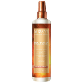 Heat Screen Hair Heat Protectant Spray - Lightweight Heat Protectant for Wavy, Curly, and Coily Hair - UV Protection up to 450°F Heat Protectant Spray for Curly Hair - UV Protection heat protectant spray for hair, hair care for curly hair, UV protection for hair, heat styling protection, rose water hair spray, hair protectant, curly hair care, wavy hair products, coily hair solutions, frizz reduction, hair shine, lightweight hair spray, thermal styling protection