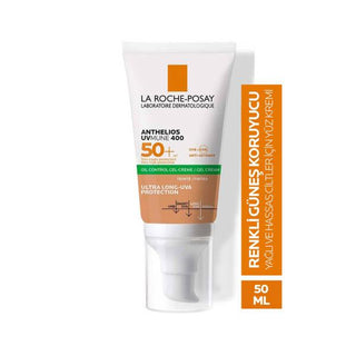 La Roche Posay Anthelios XL SPF 50+ Tinted Gel Cream Sunscreen for Sensitive Skin - 1.69 fl oz