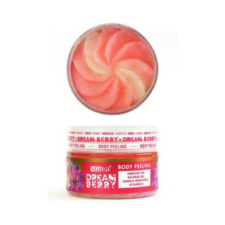 Mara Dreamberry Body Scrub: Exfoliating, Moisturizing, and Smoothing - Natural Body Peeling w/ Strawberry & Hibiscus Scent for Radiant Skin Mara Dreamberry Body Scrub: Exfoliate & Moisturize for Smooth Skin body scrub, exfoliating scrub, strawberry body scrub, hibiscus body scrub, moisturizing body scrub, natural body scrub, smooth skin, body peeling, skin exfoliation, body care products, strawberry, hibiscus, hibiscus oil, baobab oil, arnica montana, vitamin E, skincare, natural skincare, pleasant scent, g