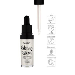 Pastel Glassy Glow Illuminating Skin Care Serum - Anti-Aging, Vegan, Cruelty-Free - 0.49 fl oz Pastel Glassy Glow Serum - Anti-Aging, Vegan, 0.49 fl oz Skin care serum, Anti-aging serum, Vegan skin care, Cruelty-free cosmetics, Hyaluronic Acid serum, Illuminating serum, Glow serum, Vegan skincare, Cruelty-free skincare, Paraben-free, Gluten-free, Sensitive skin friendly, Ethical skincare, Skincare for tired skin, Hydrating serum, Radiant skin, Youthful appearance, Skincare routine, Morning skincare, Evening
