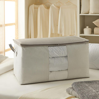 ocean home mega storage container with clear window, dimensions of ocean home storage container, stylish storage solution for home organization Ocean Home Mega Boy PVC Storage Container - Clear Window Design | 75 x 40 x 40 cm Ocean Home Mega Storage - Clear Window Design | 120L storage, organizer, home-decor, ocean-home, space-saving, breathable, collapsible, clear-window, 120l, ai-generated