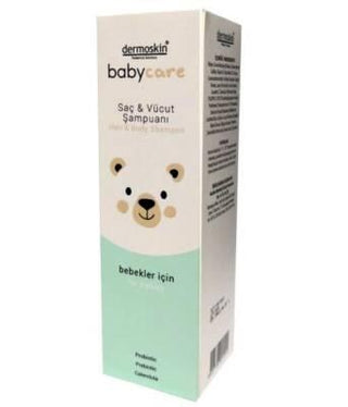 Dermoskin BabyCare Gentle Baby Shampoo & Body Wash - 7.78 fl oz, Moisturizing, Probiotic, Natural Baby Hygiene Dermoskin BabyCare Shampoo - Gentle, Moisturizing Baby Care baby shampoo, gentle baby care, natural baby hygiene, moisturizing baby shampoo, probiotic baby care, baby body wash, sensitive skin baby products, natural ingredients baby care, baby bath time routine