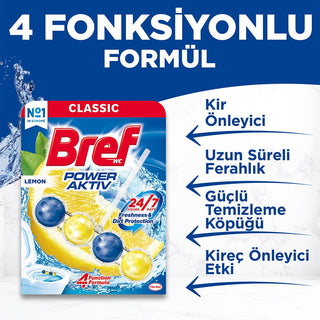 bref-power-aktiv-limon-toilet-block, bref-toilet-cleaner-duopack Bref Power Aktiv Limon Toilet Block DuoPack - Fresh Cleaning Power | 2-Pack Bref Power Aktiv Limon Toilet Block DuoPack bref, toilet-block, cleaning-supplies, toilet-cleaner, bathroom-hygiene, limescale-prevention, lemon-fresh, effective-cleaning, household, ai-generated