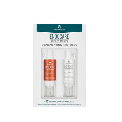 Endocare Expert Drops Skin Brightening Protocol - Dermatologically Tested Skincare Illumination Product, 2x10ml