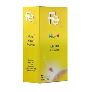 fe mixed variety condoms pack, 12 pack of fe mixed condoms Fe Mixed Condoms - Variety Pack of 12 Fe Mixed Condoms - Variety Pack of 12 condoms, mixed-variety-condoms, fe-condoms, adult-products, safe-sex, explore-pleasure, variety-pack, intimacy, choosing-excitement, ai-generated
