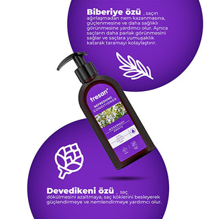 Tresan Sulfate-Free Rosemary Hair Conditioner for Nourished Hair - 300ml Tresan Rosemary Hair Conditioner - Sulfate-Free Nourishment Sulfate-free hair conditioner, Rosemary hair care, Natural hair nourishment, Moisturizing hair conditioner, Tresan hair products, Hair care, Natural ingredients, Hair nourishment, Sulfate-free, Rosemary extract, Thistle extract, Hair growth, Antioxidant hair care, Daily hair care, Gentle hair products