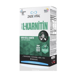 Zade Vital Safflower Oil & L-Carnitine 40 Capsules
