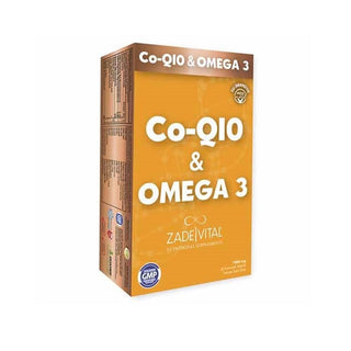 Zade Vital Co-Q10 & Omega 3 Fish Oil 30 Capsules