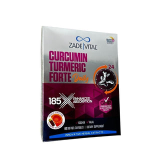 Zade Vital Curcumin Forte Daily - Liquid Turmeric 60 Capsules
