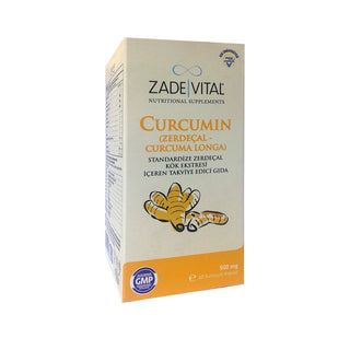 Zade Vital Curcumin 500 mg 60 Capsules