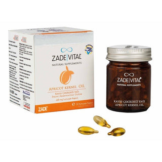 Zade Vital Apricot Kernel Oil 400 mg 25 Capsules