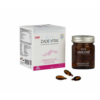 Zade Vital Terebinth Oil 400 mg 25 Capsules