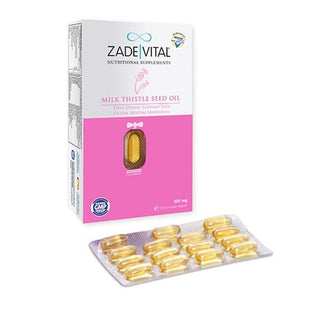 Zade Vital Milk Thistle Seed Oil 300 mg 30 Capsules