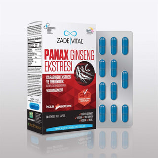 Zade Vital Panax Ginseng Extract 30 Capsules