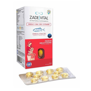 Zade Vital Premium Breastfeeding 900 mg 60 Soft Capsules
