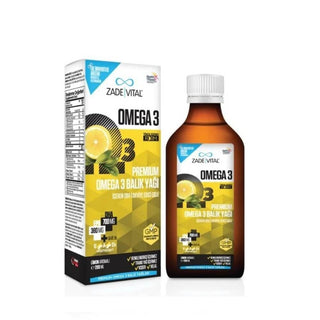 Zade Vital Premium Omega 3 Fish Oil 200 ml